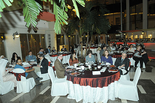 Pucs dr habib abul attends auk faculty recognition evening