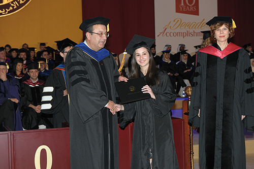 The american university of kuwait auk graduates its 9th class