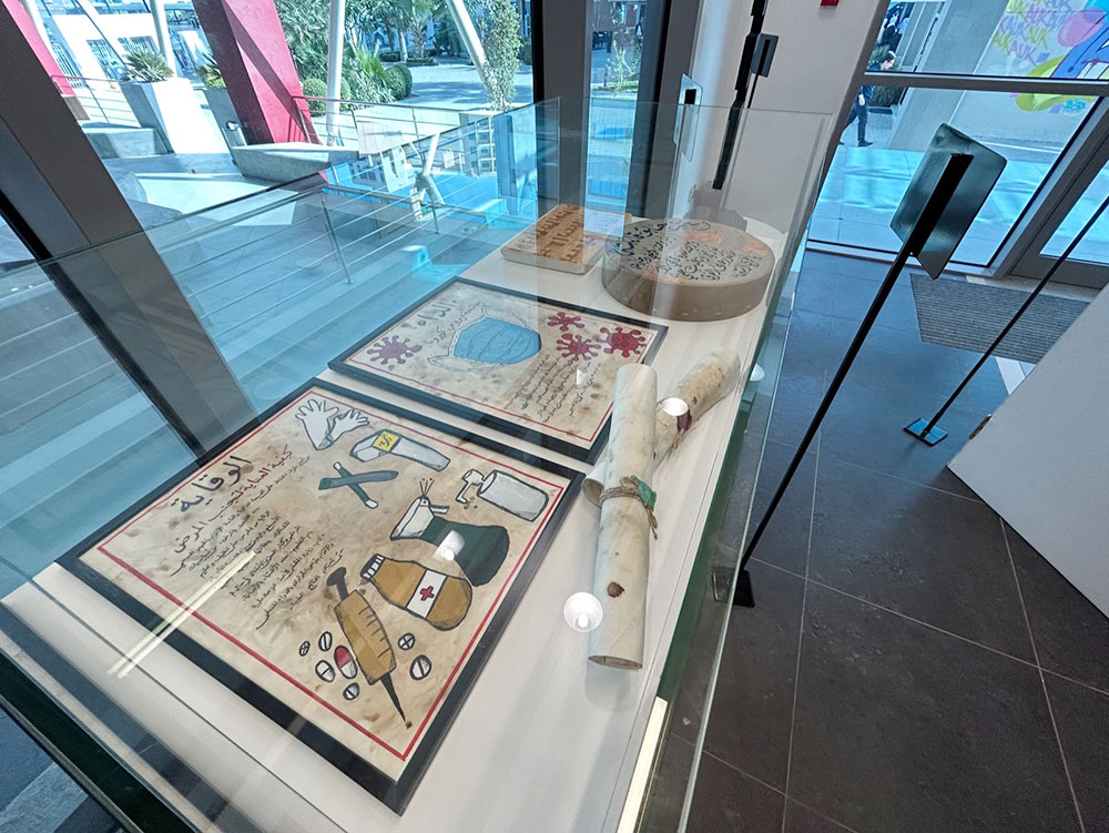 Auk students showcase artwork in history of arab design exhibition