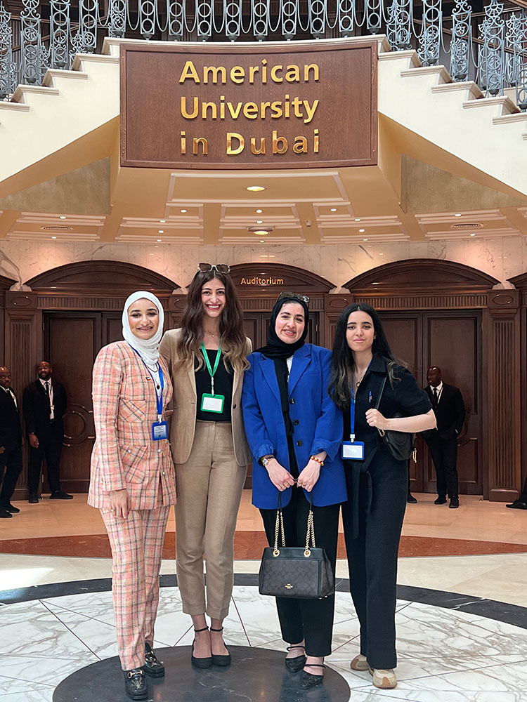 AUKMUN Board Members Attend 8th Annual MUN Conference at AUD