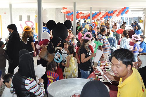 The auk hope club draws a smile on young faces