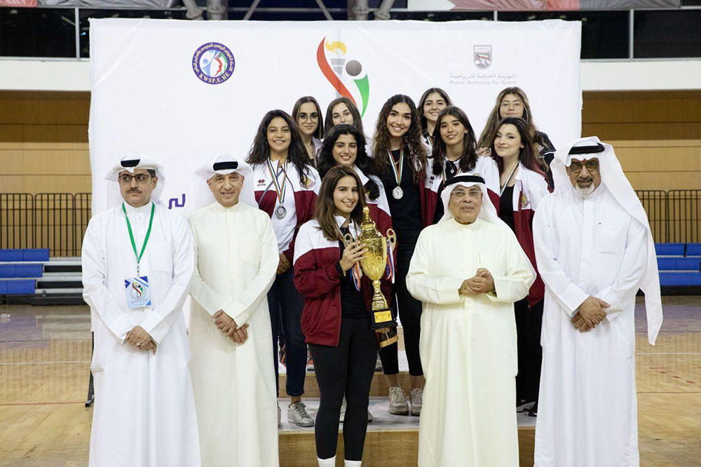 Auk student athletes excel at kuwaits school and high education sports federation