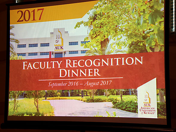 AUK Holds Faculty Recognition Evening