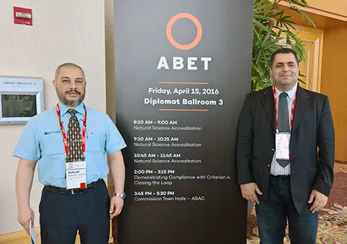 AUK ECE Self-Study Featured at ABET Symposium in Hollywood