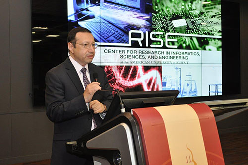 Rise center at the american university of kuwait hosts us cultural attaché dr zennia paganini for its first 2017-2018 lecture series