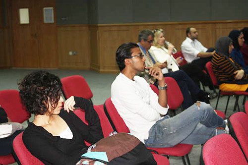 Auks human rights club holds discussion on civil engagement and democracy