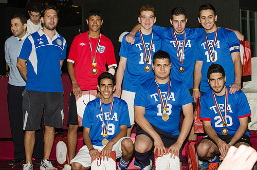 Ask and ges crowned champions of the 3rd annual high school football tournament at auk