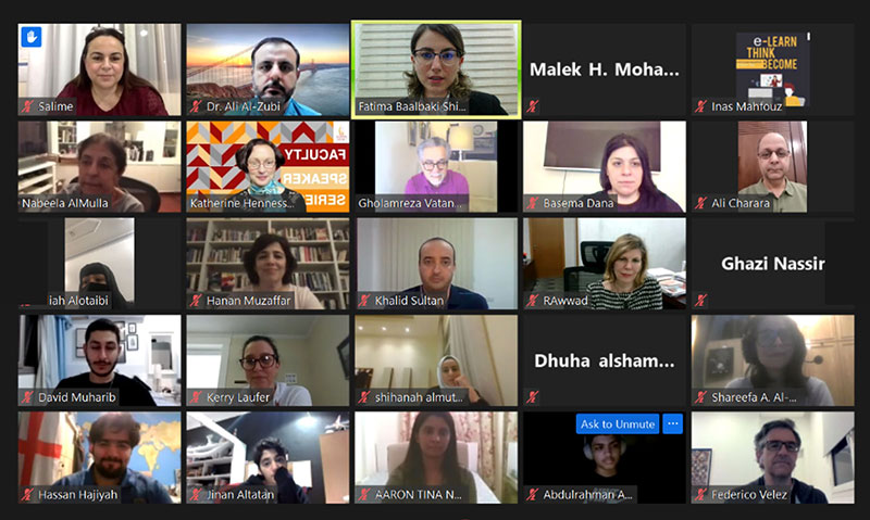 AUK Launches its Faculty Speaker Series with a Talk About Theater in the GCC