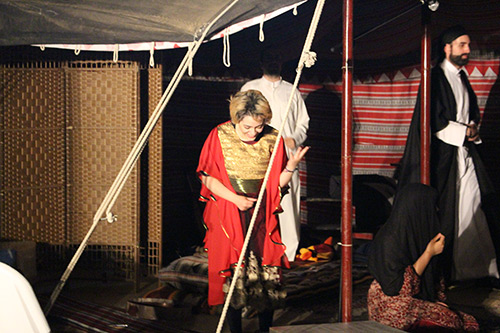 The drama program at auk presents arabian nights