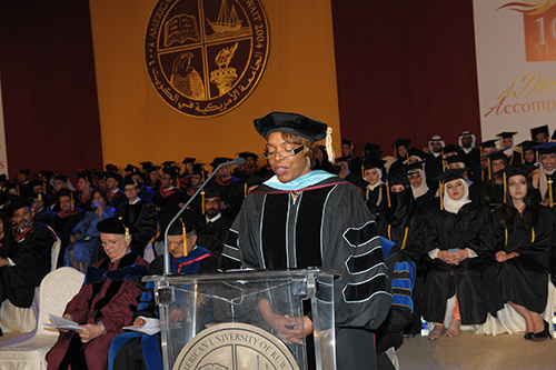 The american university of kuwait auk graduates its 9th class