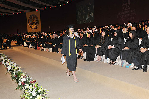 American university of kuwait graduation ceremony 2012