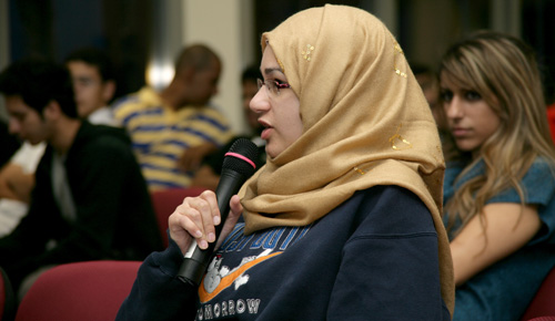 Kuwait united nations resident coordinator speaks as part of social awareness week at auk