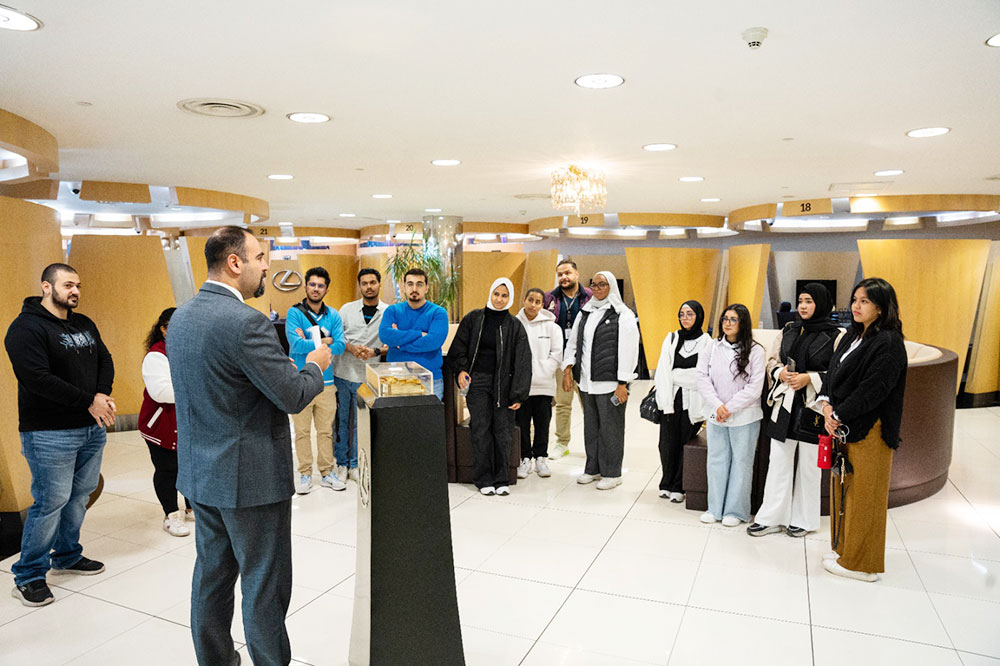 Exploring professional paths auk students navigate careers at lexus
