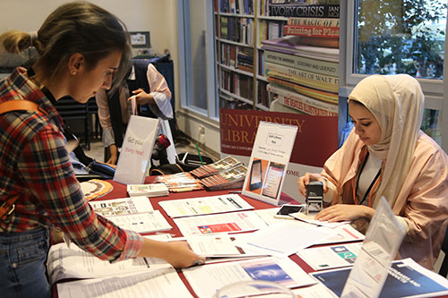 Auk library holds a welcome back event