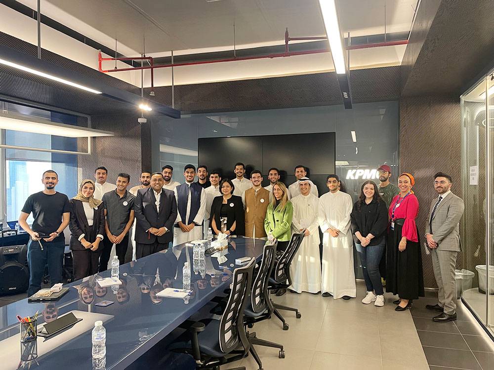 Auk finance club visit kpmg kuwait