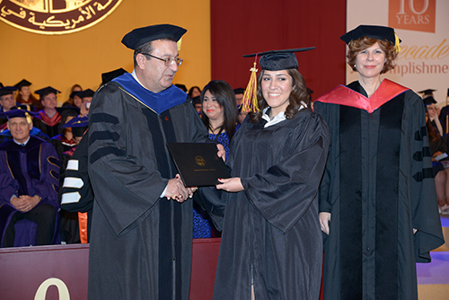 The american university of kuwait auk graduates its 9th class
