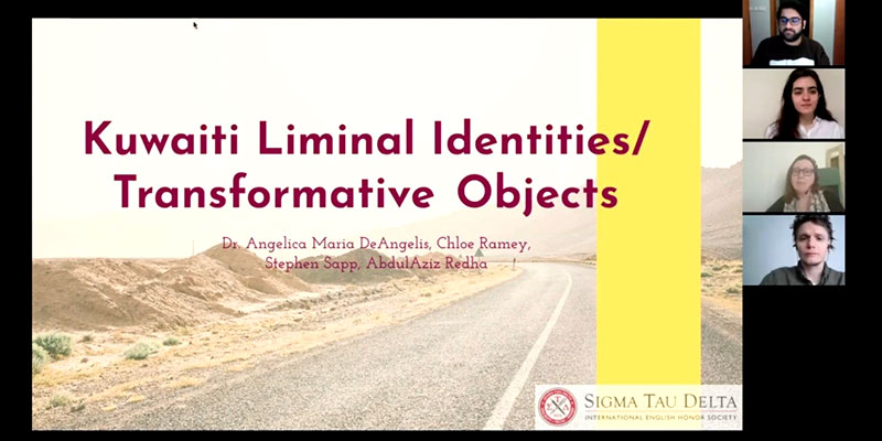 AUK Students Participate In International English Honor Society Conference