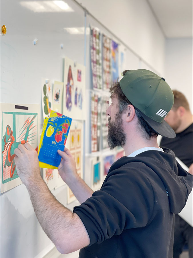 Auk hosts risograph workshop with romain danger