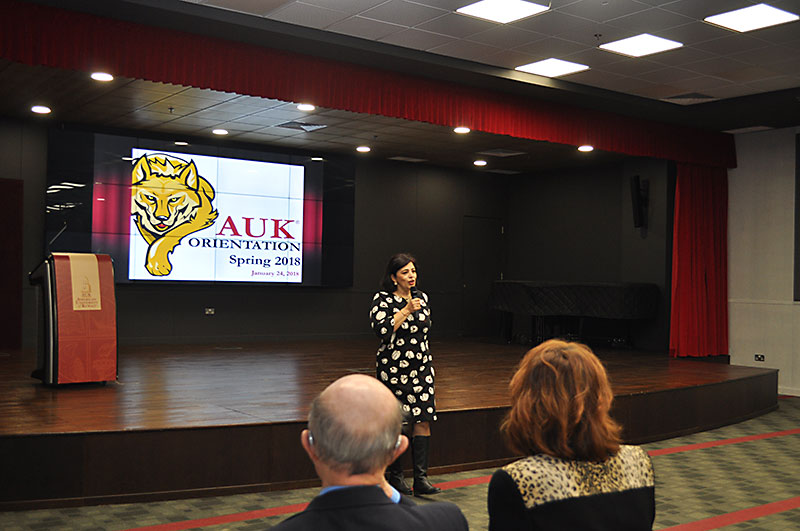 Auk holds new student orientation - spring 2018