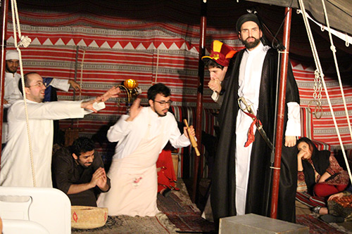 The drama program at auk presents arabian nights
