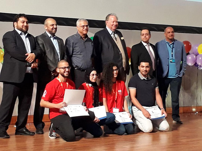 Two auk teams compete this week in the acm arab collegiate programming contest acm-acpc 2017