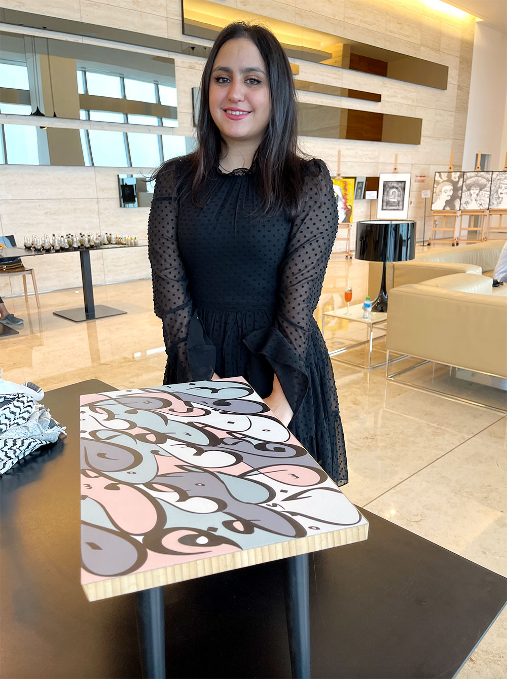 Auk art  graphic design department participates in tedxkuwait city exhibition