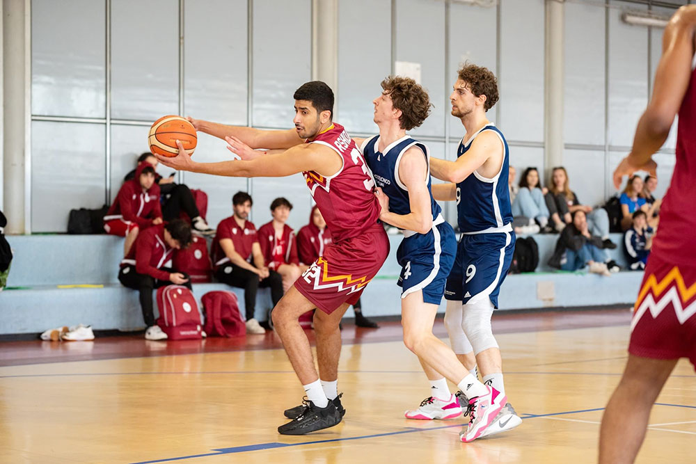 Auk mens basketball team excels at euromilano tournament
