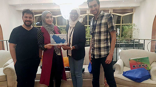 The auk ieee student branch achieves the second place in the best student branch award competition in gcc region