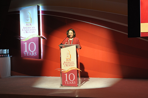 Shaikha Dana Nasser Al-Sabah Honors AUK Staff and Faculty in commemoration of the University's 10th Anniversary
