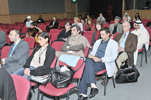 The center for gulf studies at the american university of kuwait hosts lecture on the arab spring