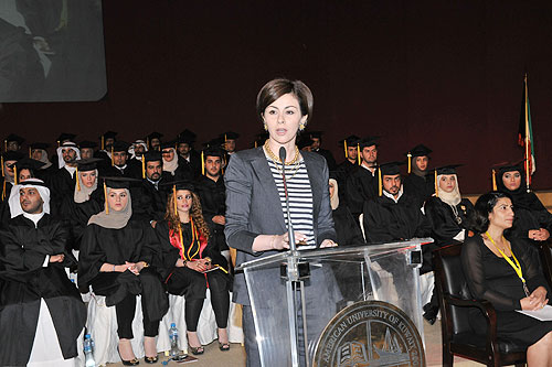 American university of kuwait graduation ceremony 2012