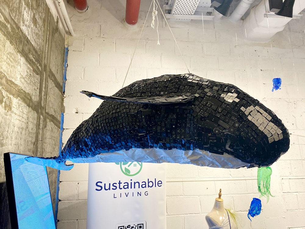 Championing sustainability through art auk students participate in waste to wonder exhibition