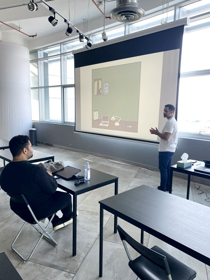 Beyond the Classroom: AUK Students Explore Comics from Industry Expert