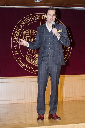 Bill Rancic Visits Kuwait for 24 Hours, Speaks at AUK