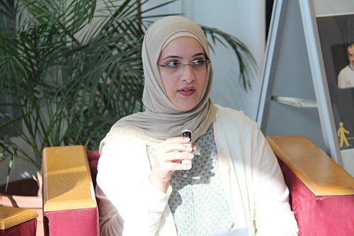 Auk library holds a poetry reading and book signing for yousef nayef