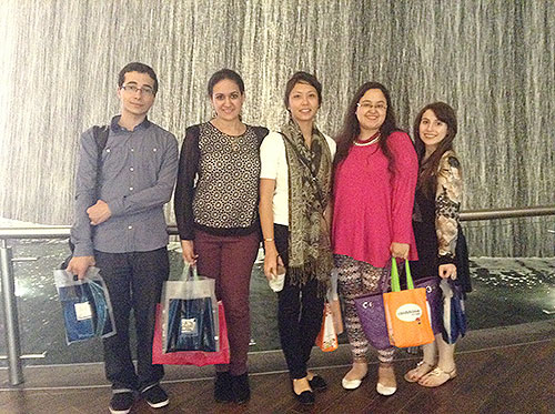 Auk diwaniya book club members attend the emirates airline festival of literature