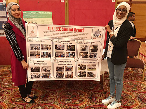 The auk ieee student branch achieves the second place in the best student branch award competition in gcc region