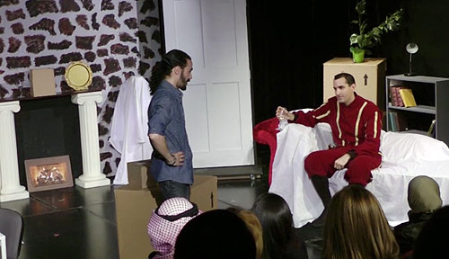 Rudnicks i hate hamlet at the auk black box theatre