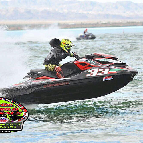 Hamantoosh jet ski world champion for the 2nd year