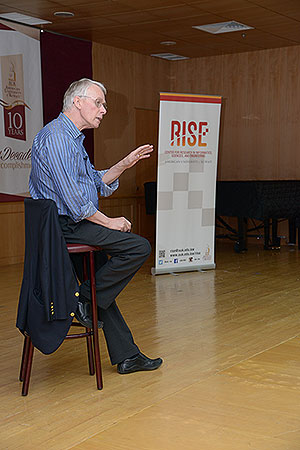 Rise hosts nobel laureate sir richard roberts