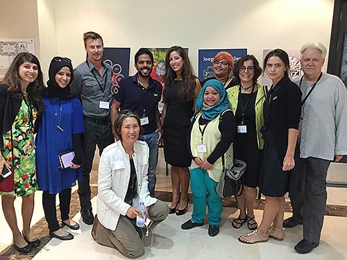AUK GDES Students Showcase their Work at ISEA2014 Dubai