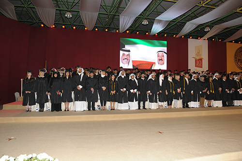 The american university of kuwait auk graduates its 9th class