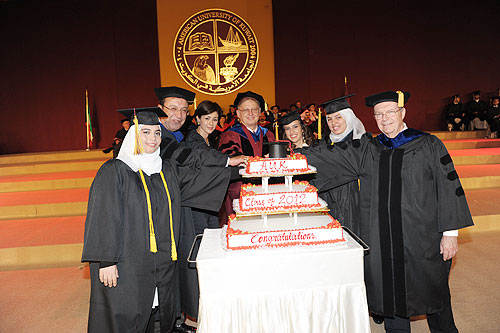 American university of kuwait graduation ceremony 2012