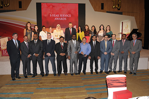 Shaikha dana nasser al-sabah honors auk staff and faculty in commemoration of the universitys 10th anniversary