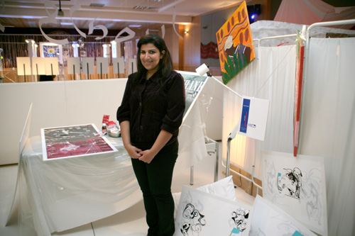 Graphic design students showcase their talent at auk