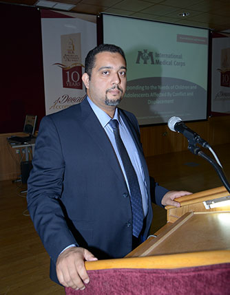 Auk holds a talk on responding to the needs of children and adolescents affected by conflict and displacement