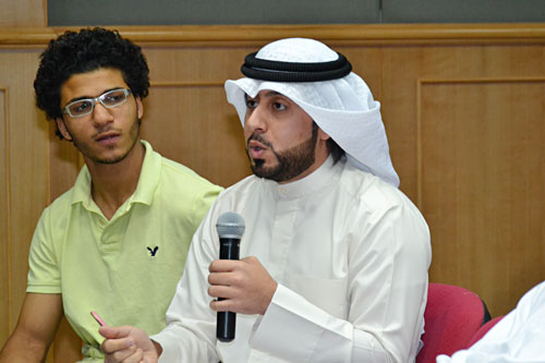 The arabic literature club at auk hosts a play on al-karnak poet