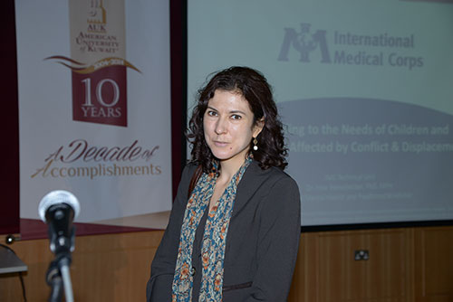 AUK Holds a Talk on Responding to the Needs of Children and Adolescents Affected by Conflict and Displacement