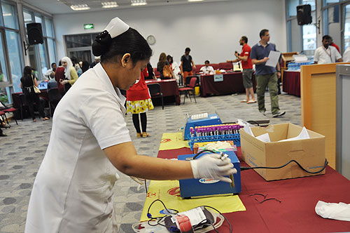 Wolfpack gives blood lots of it