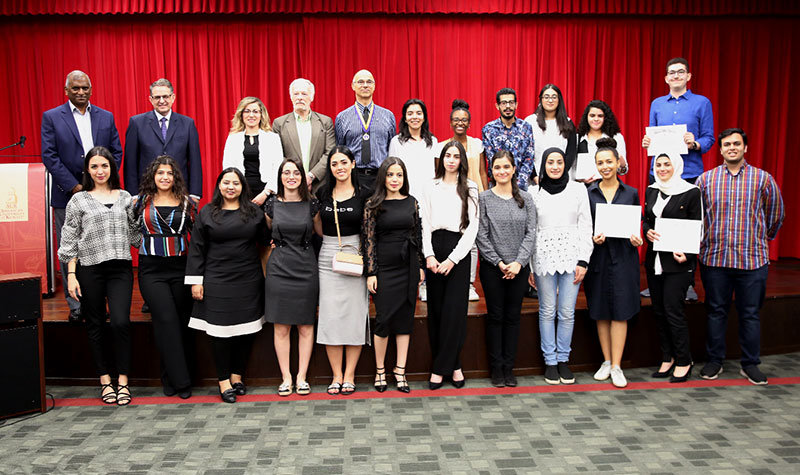 XI Eta Chapter of Delta Mu Delta Inducts AUK Students